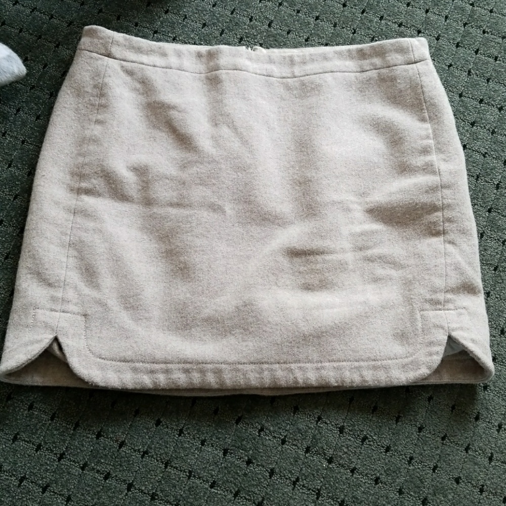 J Crew Mini Wool Skirt